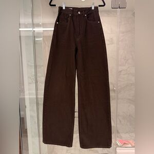 Zara Dark Brown Trousers